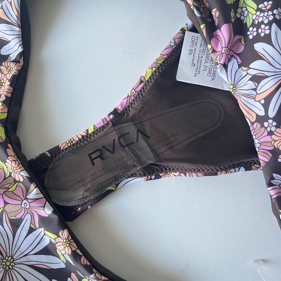 NWT RVCA Women's Lemonade‎ French Floral Bikini Sz M - Picture 5 of 7